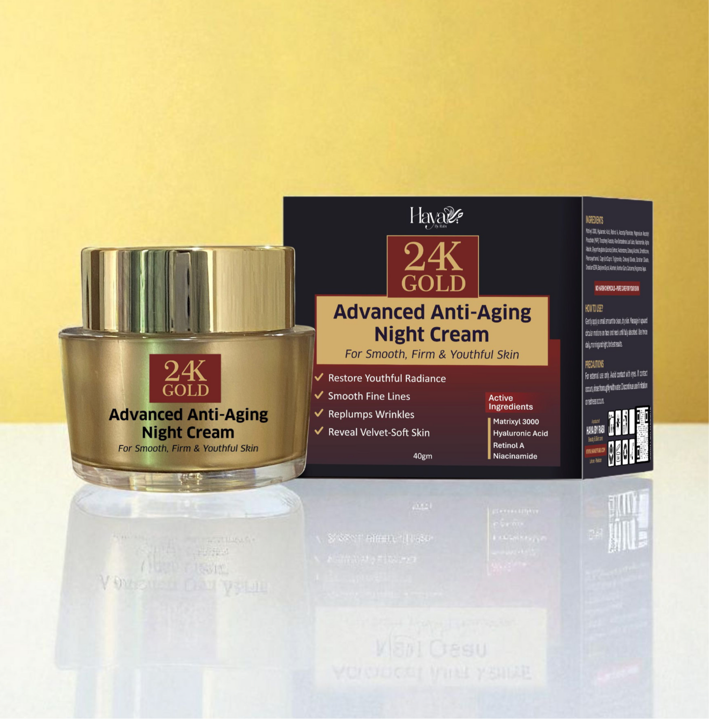 24K Gold Adva-nced Anti-Aging Night Cream