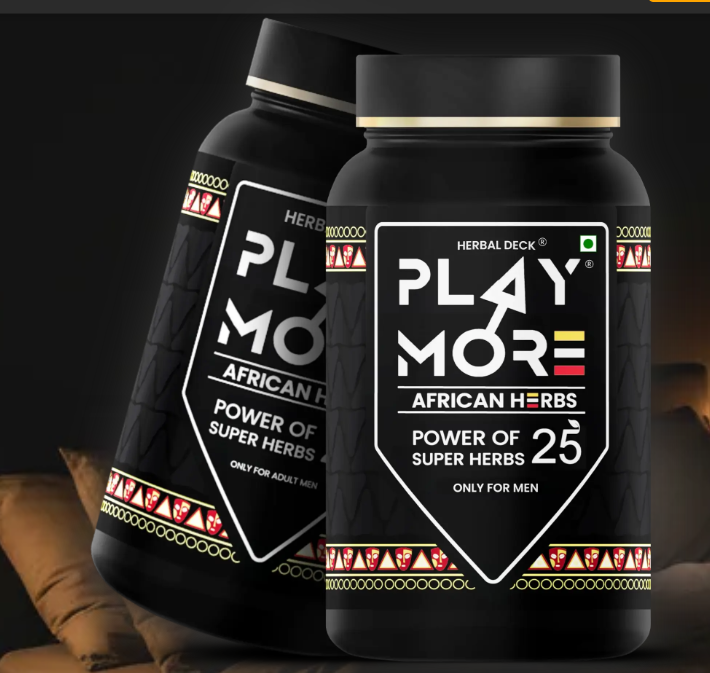 PLAY MORE FOR MEN || BY AFRICAN SUPER HERBS